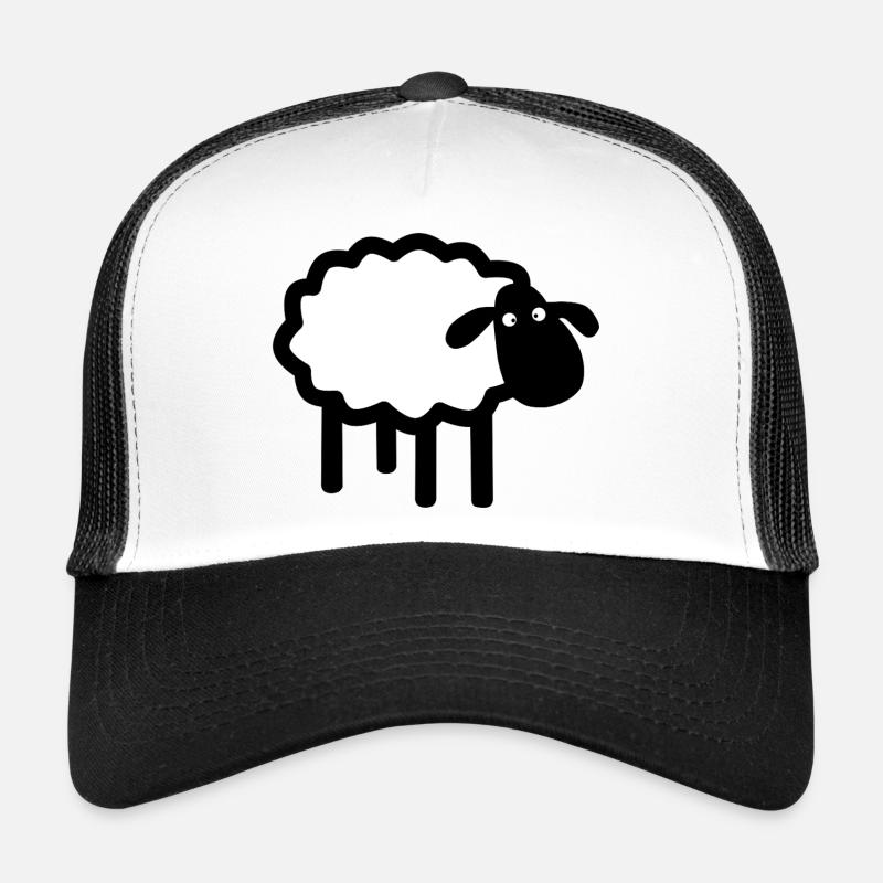 Silhouette du mouton coucou Casquette trucker 