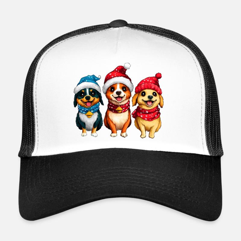 Chien du Père Noël Casquette trucker 