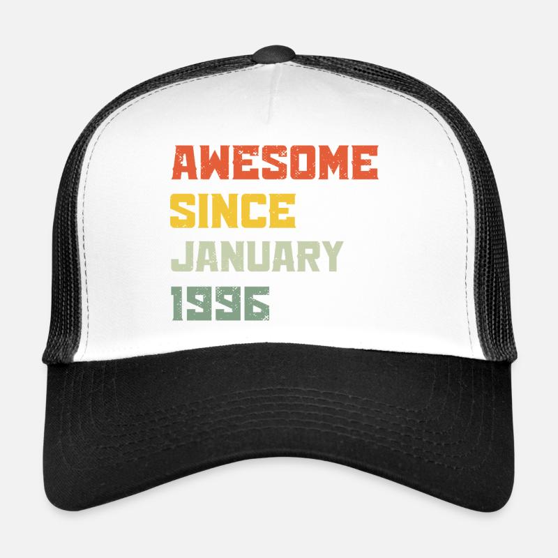 Großartig seit Januar 1996 Geburtstagsgeschenk Trucker Cap