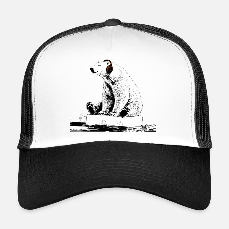Rythmes arctiques - Casquette trucker - blanc/noir
