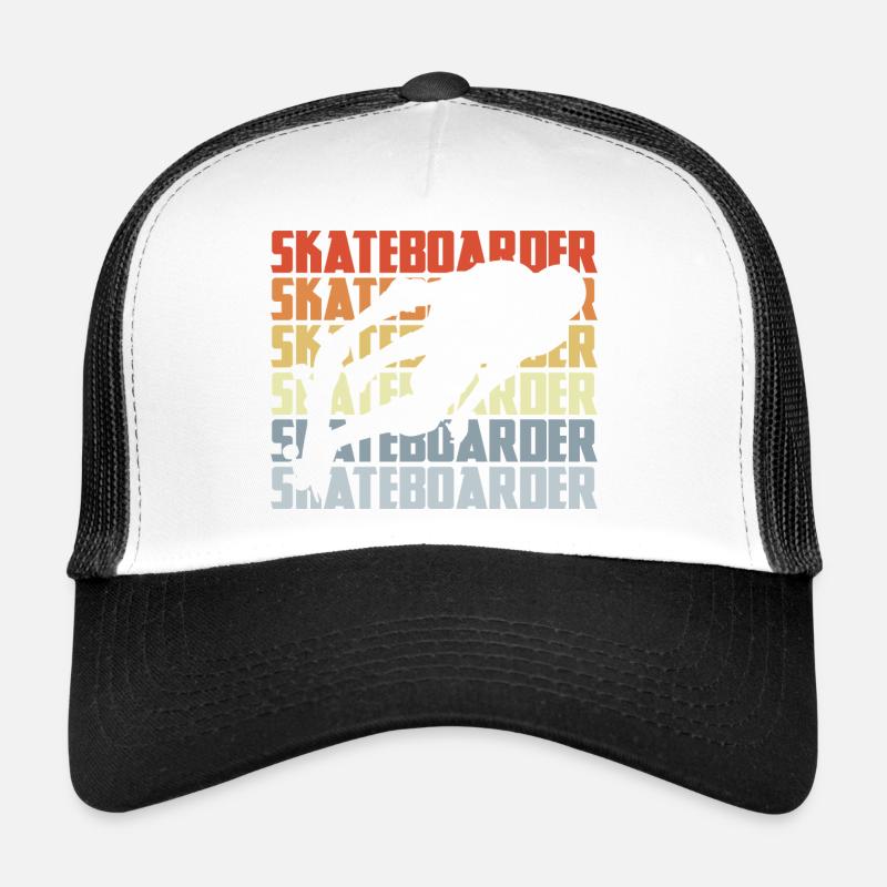 Skateboarder Vintage Look Trucker Cap