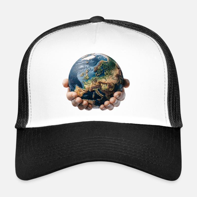 Erde in Händen: Globale Verantwortung Trucker Cap