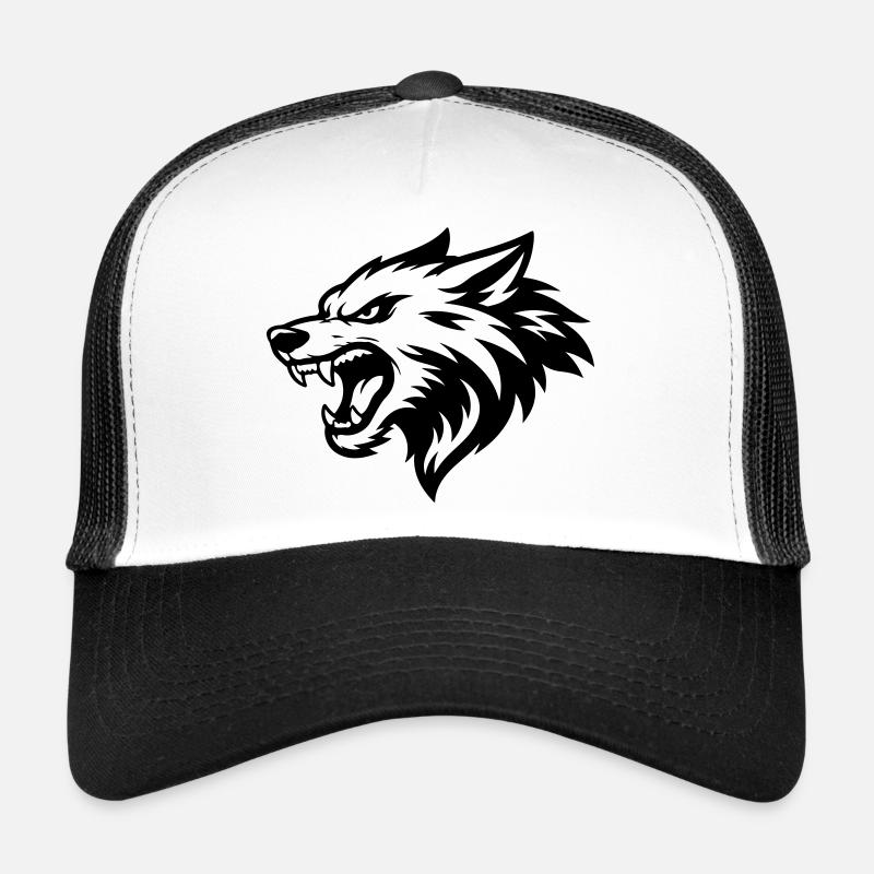 Wolf Kopf Trucker Cap