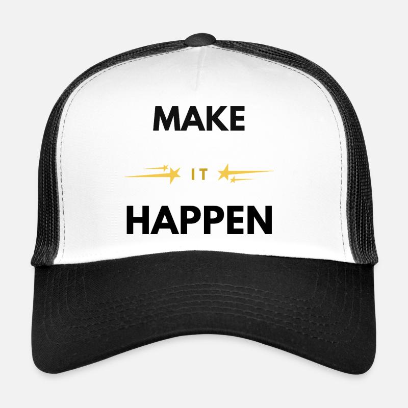 Mach es möglich – Motivationales minimalistisches Design Trucker Cap