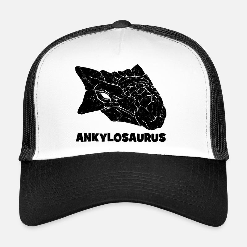Crâne fossile d’Ankylosaurus Casquette trucker 