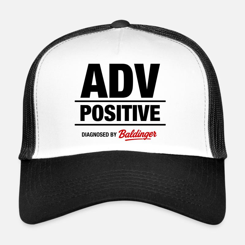 ADV Positive - Trucker Cap - white/black