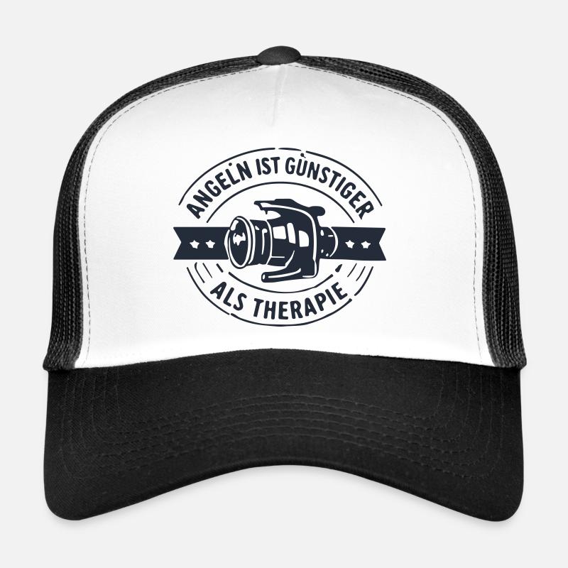 La pêche coûte moins cher que la thérapie Casquette trucker 