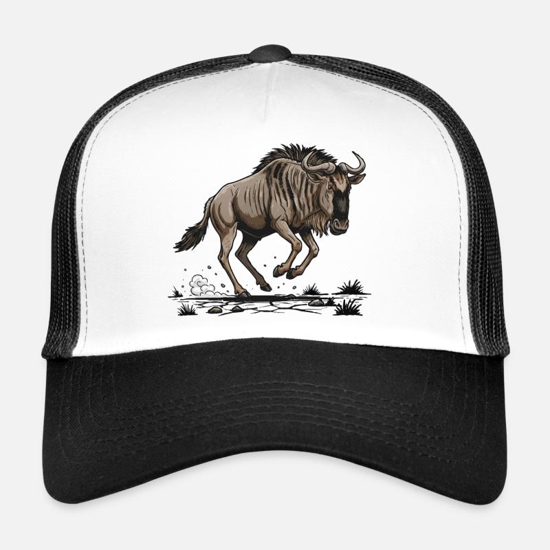 Gnou au Galop (Wildebeest Run) Casquette trucker 