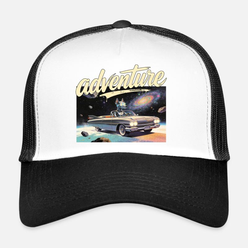 Retro Car Adventure Trucker Cap