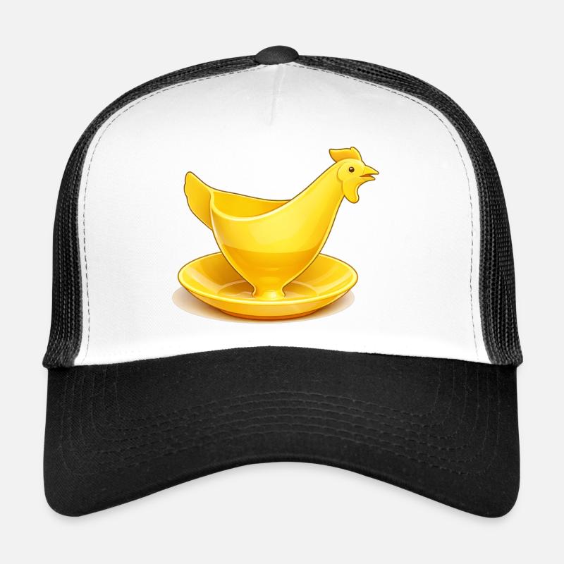 Coquetier jaune de la RDA, Ostalgie Casquette trucker 