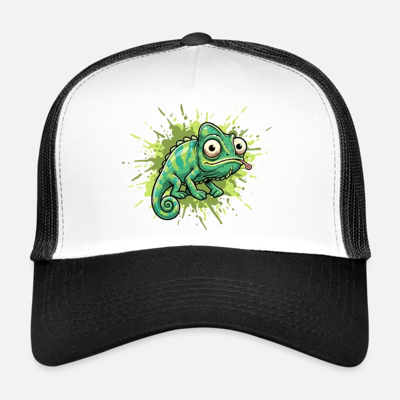 Éclaboussure de graffiti caméléon Casquette trucker 