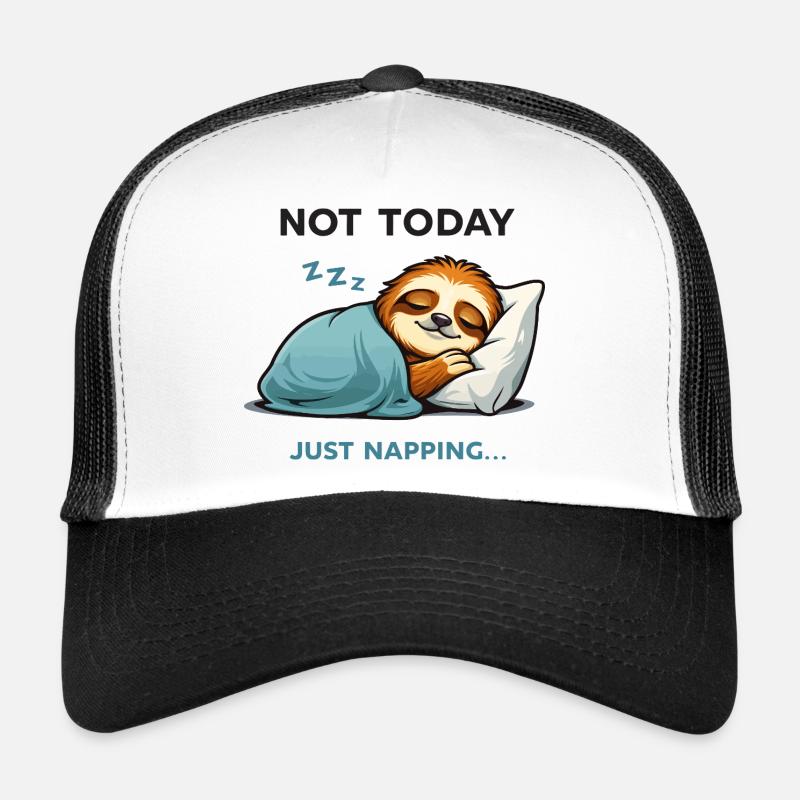 Nicht heute Faultier-Nickerchen-Tee Trucker Cap