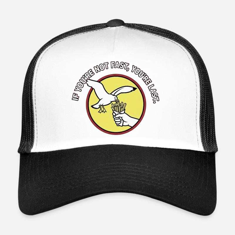 Si ce n’est pas rapide, vous êtes le dernier Mouette Frites Casquette trucker 
