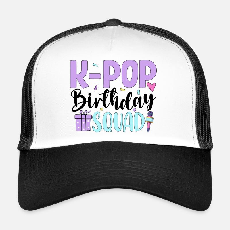 K Pop Birthday Squad Trucker Cap