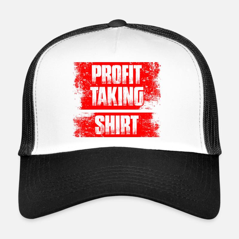 Prise de profits en bourse Trader en bourse Casquette trucker 