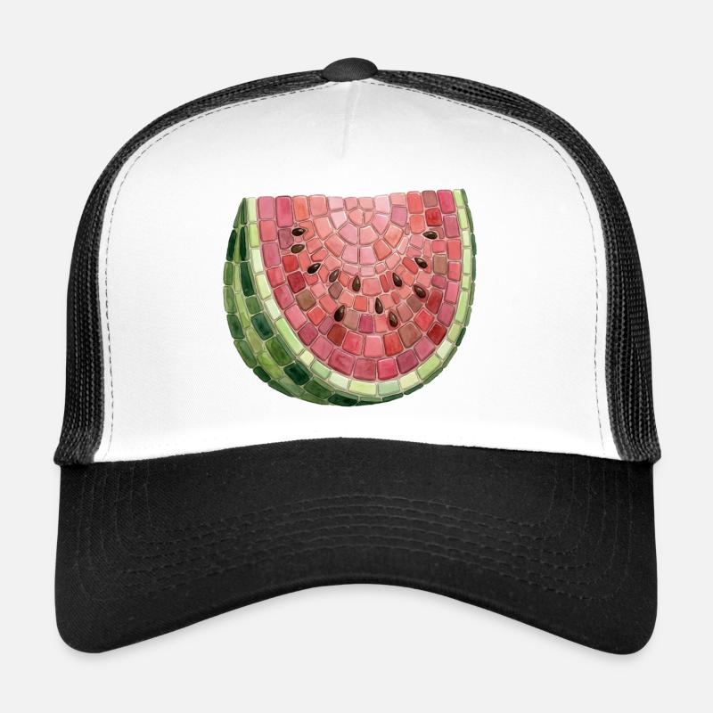 Mosaïque de pastèque - Cadeau d’art d’été Casquette trucker 