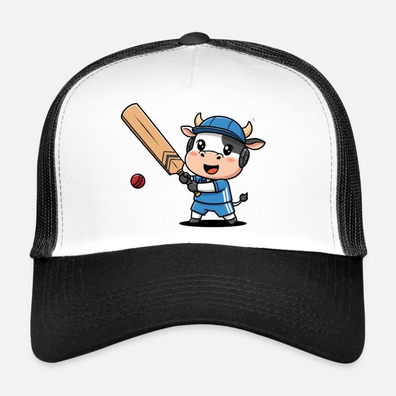 Joueur de dessins animés vache grillon mignonne Casquette trucker 