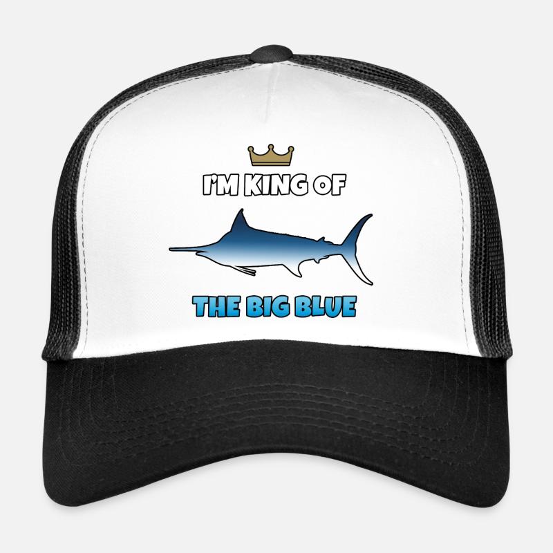 König des Großen Blauen Trucker Cap