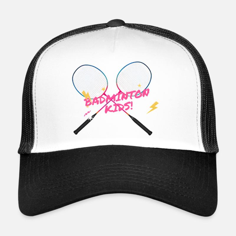 Badminton Kids Neon Schläger Trucker Cap