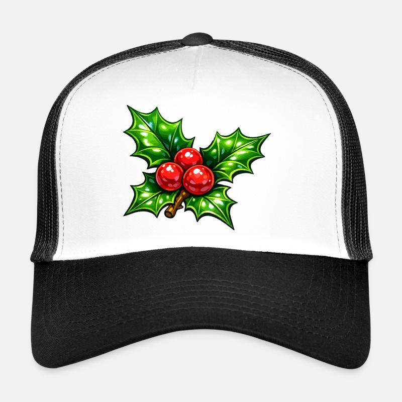 Stechpalme mit Beeren Trucker Cap