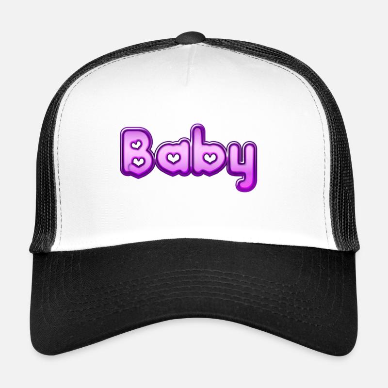 Text Baby Trucker Cap