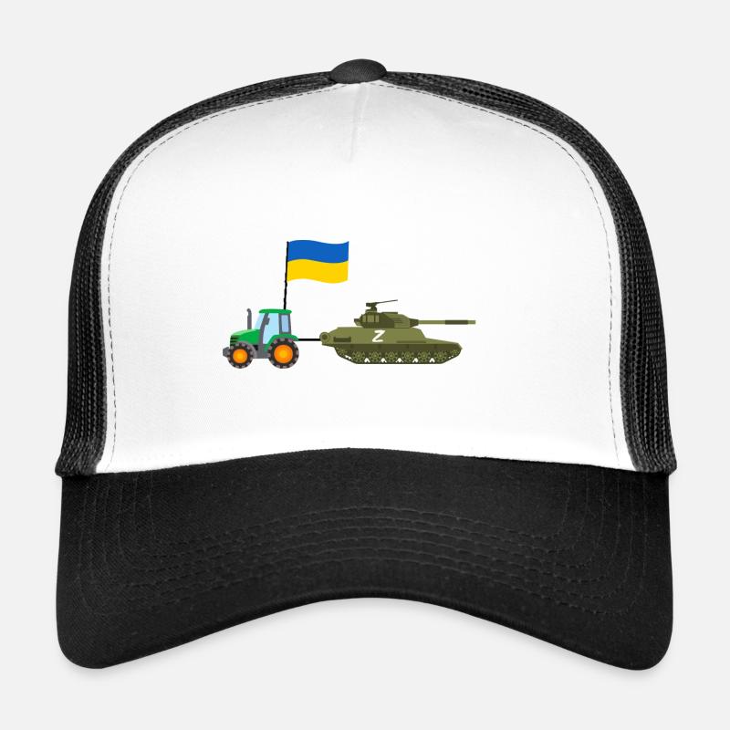 Ukraine Farmer Steals A Russian Tank Using Tractor Trucker Cap