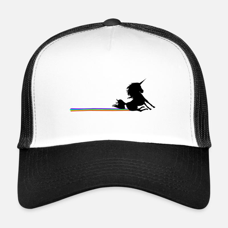 Einhorn Regenbogen Kacke Trucker Cap