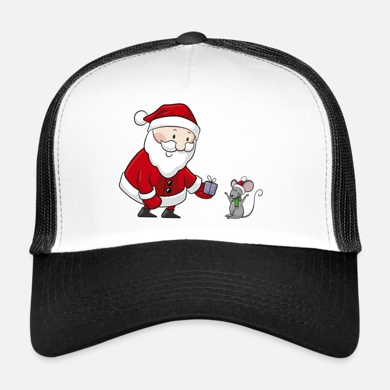 Süßer Comic Weihnachtsmann Trucker Cap
