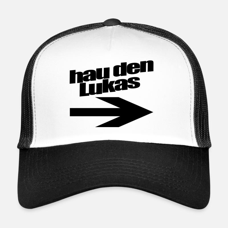 hau den lukas - Trucker Cap - Weiß/Schwarz