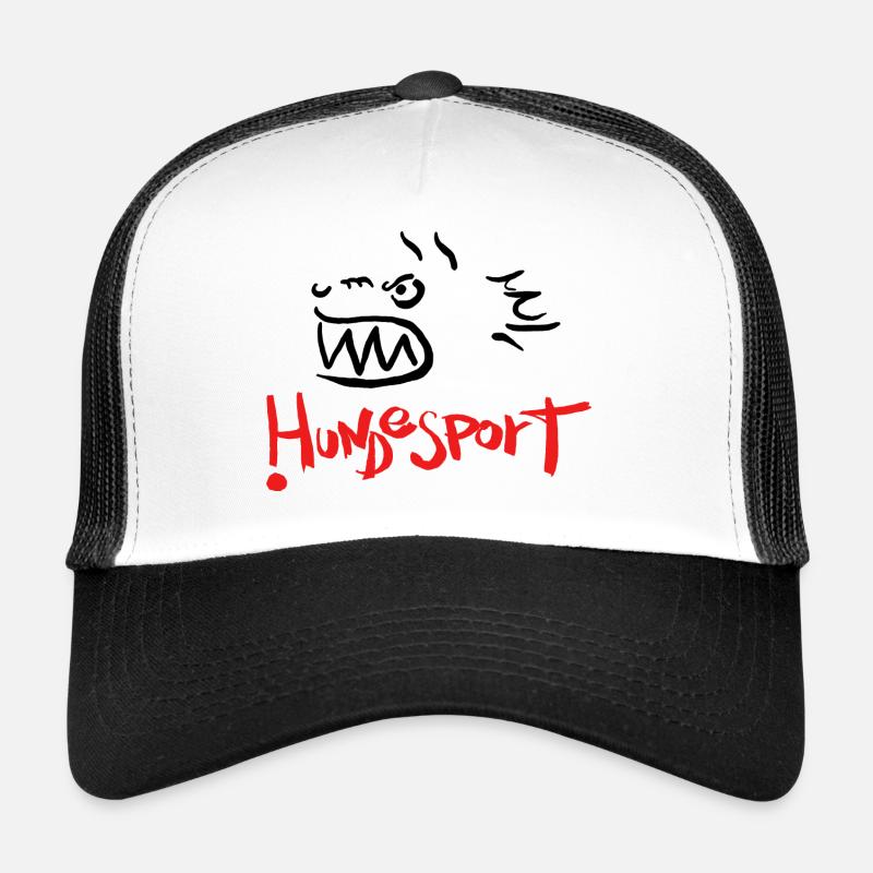 Dog sport black Trucker Cap