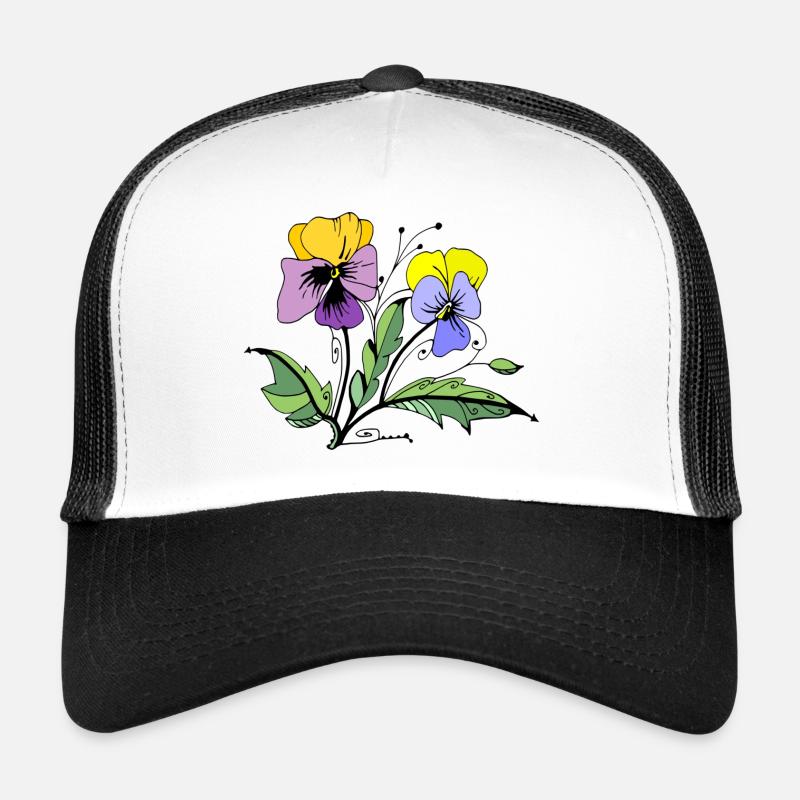 Fleurs Casquette trucker 