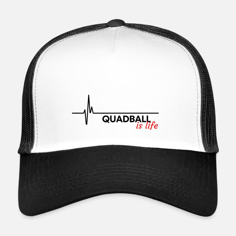 Quadball is life. Trucker Cap
