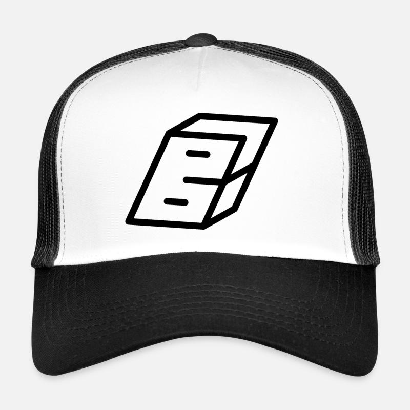 Lettre générale B Casquette trucker 