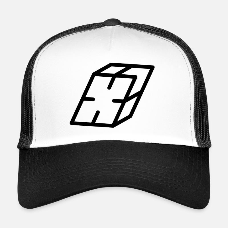 Gliederungsbuchstabe X - Trucker Cap - Weiß/Schwarz