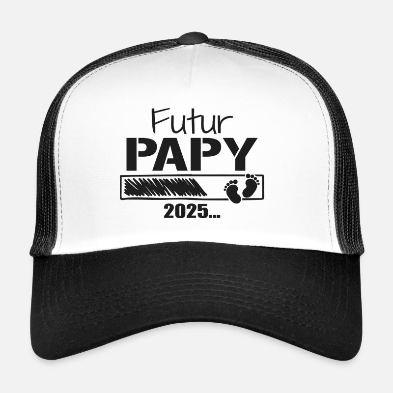 Futur Papy 2025 Cadeau Bientôt Grand-Père Casquette trucker 