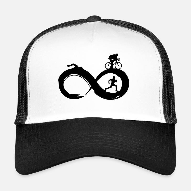 Triathlon - Trucker Cap - white/black
