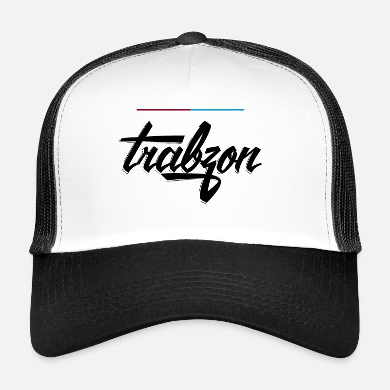 Trabzon 61 - Trucker Cap - Weiß/Schwarz
