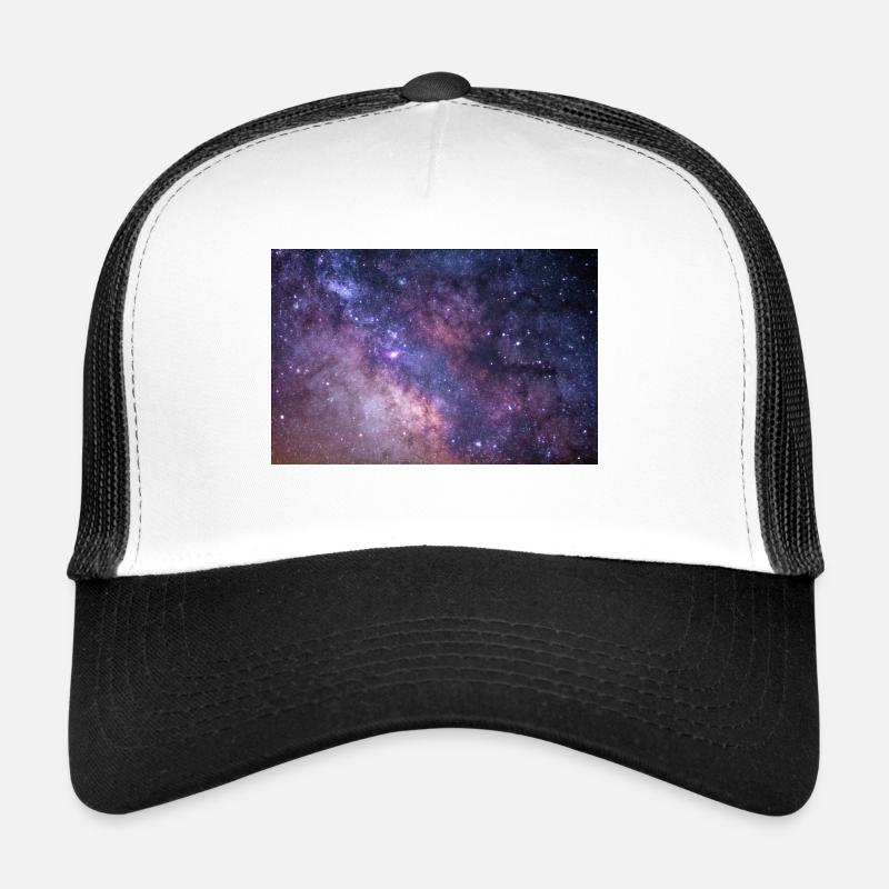 univers - Casquette trucker  - blanc/noir