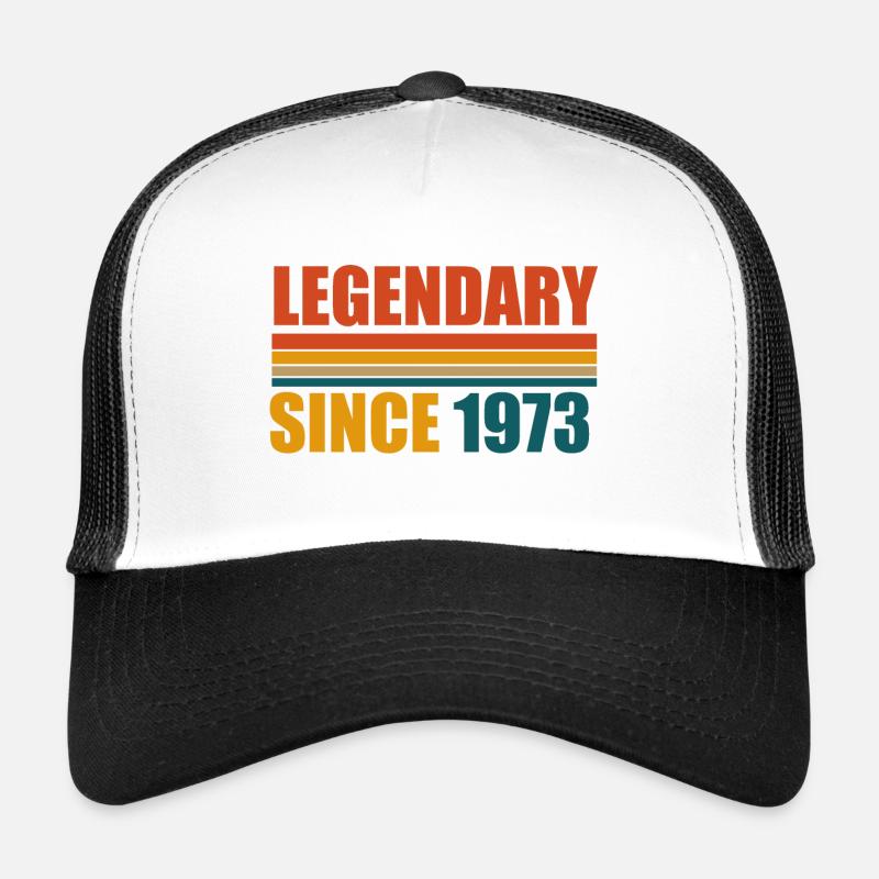 Legendary since 1973 - Trucker Cap - white/black