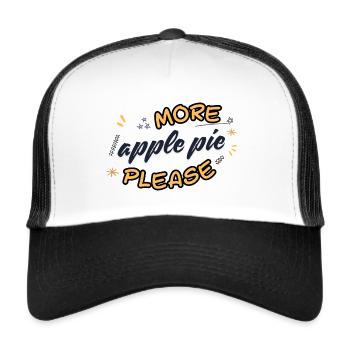 Homemade apple pie - Trucker Cap - white/black - Front