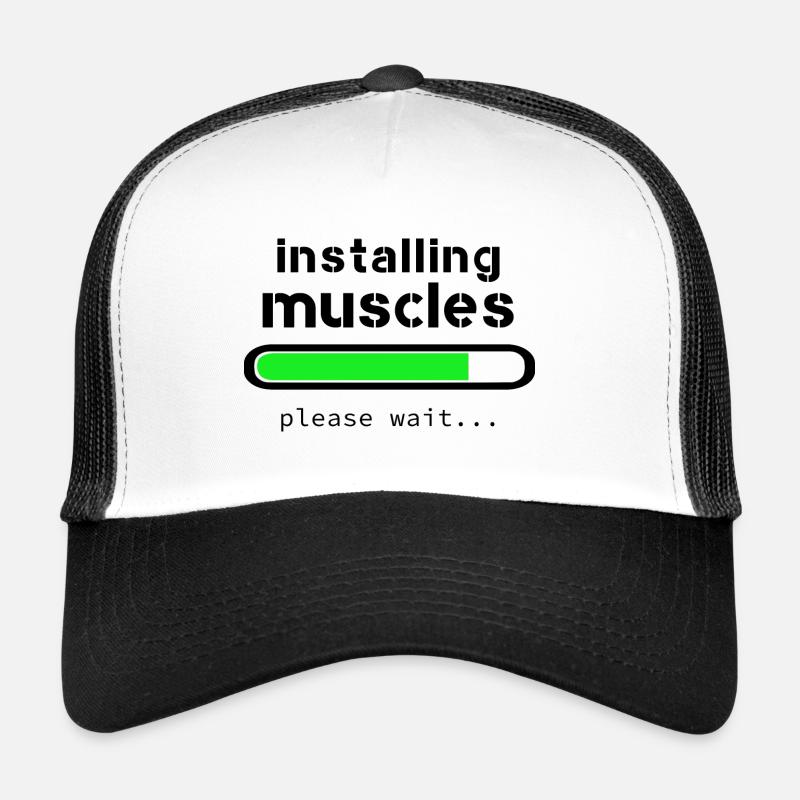 Installing muscles Casquette trucker 
