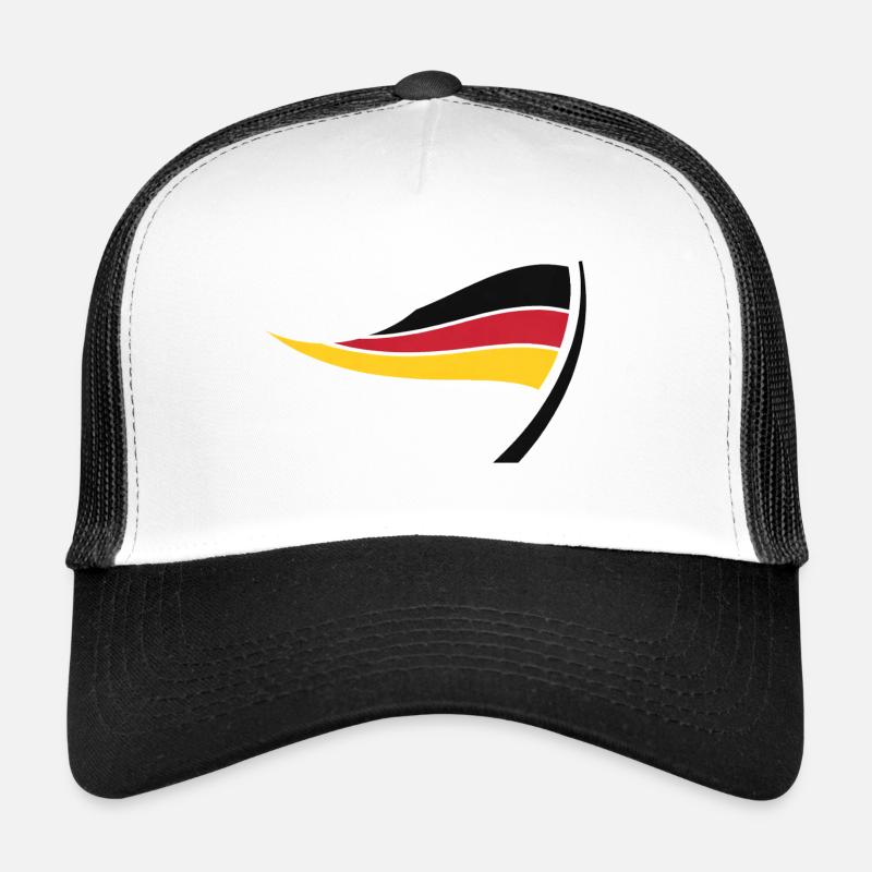 Flotte du drapeau allemand Casquette trucker 