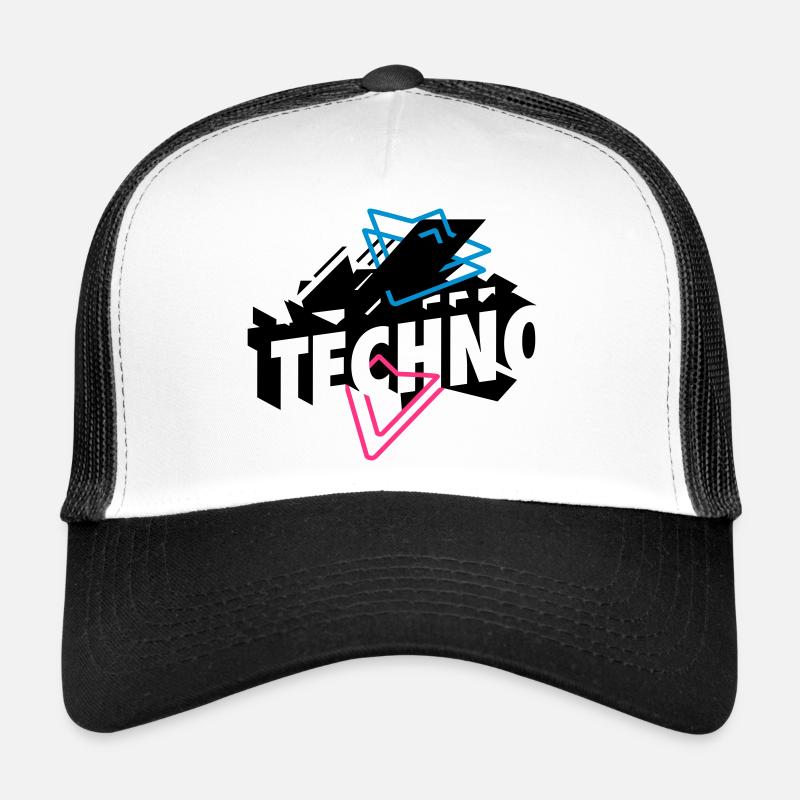 Techno Music Trucker Cap