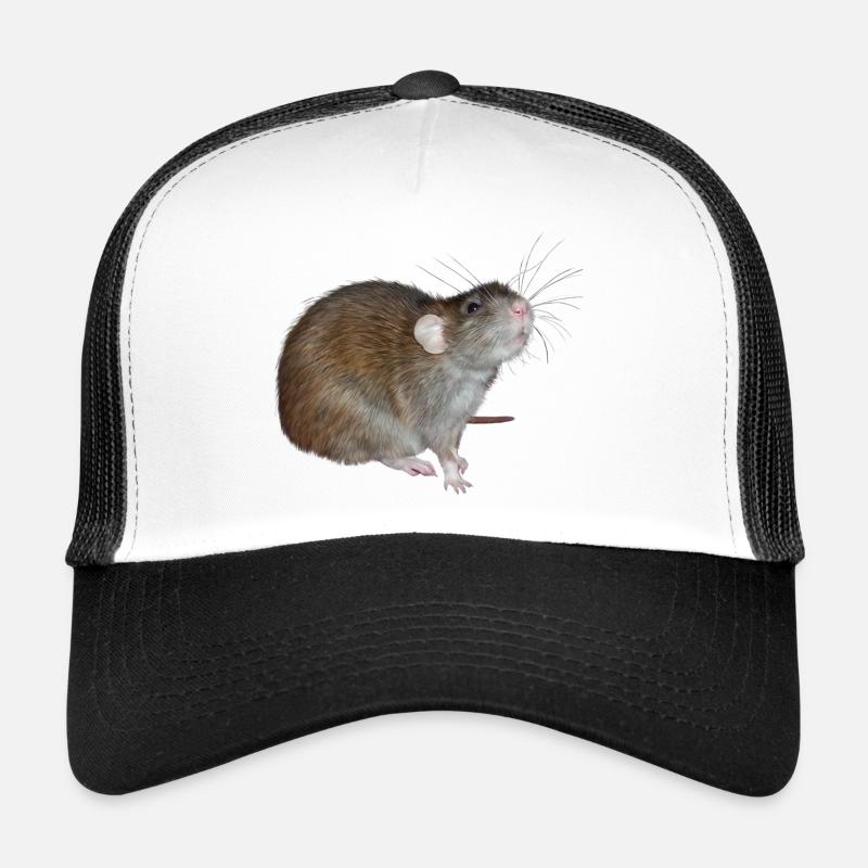 Old lady Rose the rat Trucker Cap
