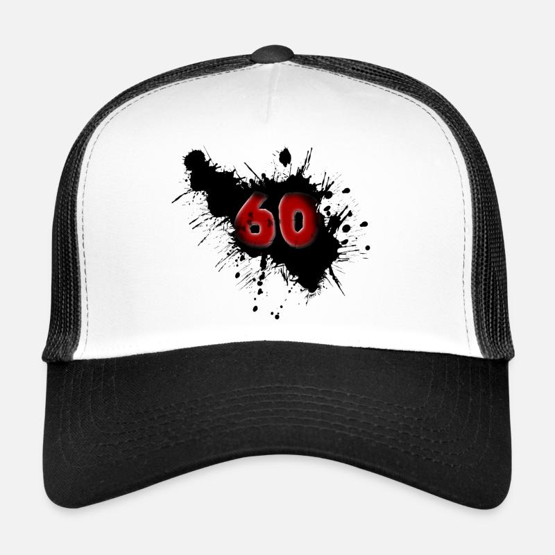 60th birthday Trucker Cap