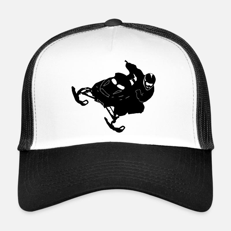 Snowmobil, Snowboarder, Snowboarden, Trucker Cap