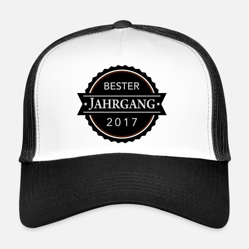 Bester Jahrgang 2017 - Trucker Cap - Weiß/Schwarz