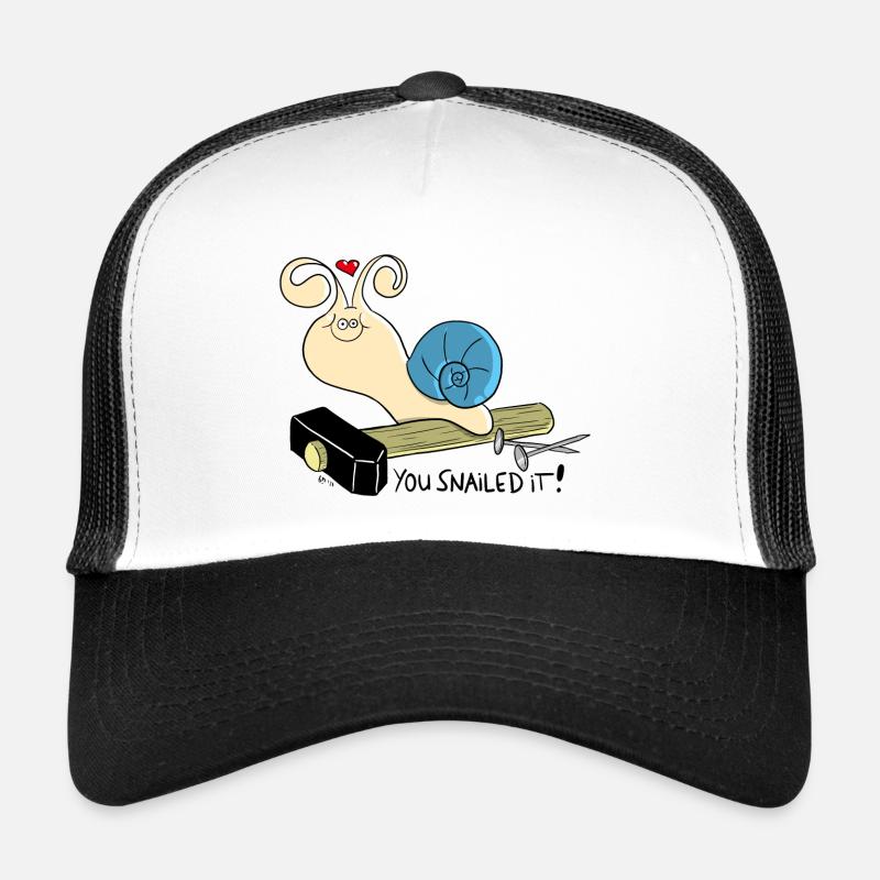 You snailed it! Trucker Cap