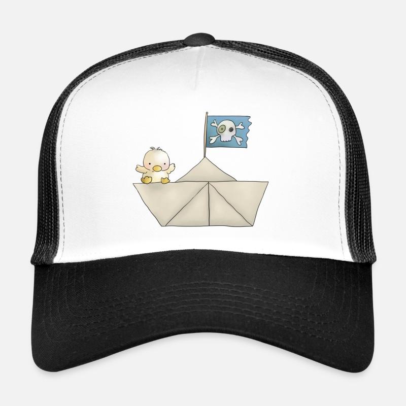 Kleiner Seeräuber - Trucker Cap - Weiß/Schwarz