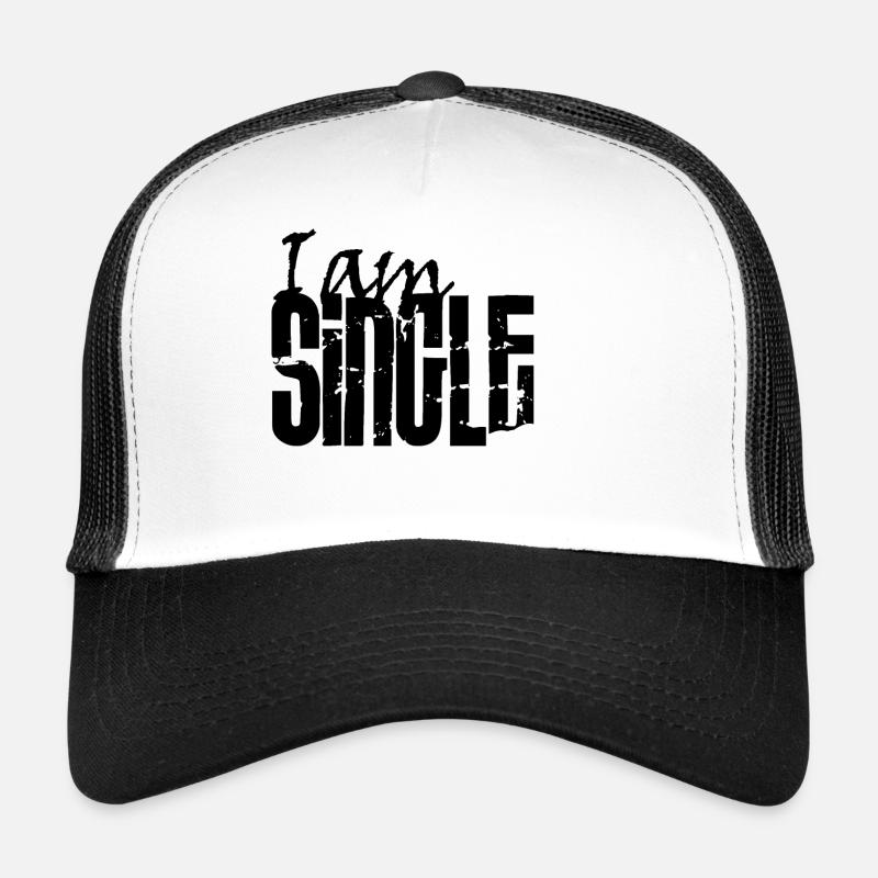Ich bin Single Logo Trucker Cap
